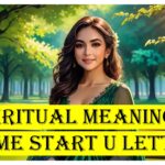 9 spiritual meaning of name start U letter