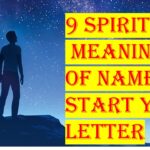 9 spiritual meaning of name start Y letter